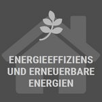 Icon mit der Aufschrift "Energieeffizienz und Erneuerbare Energien"