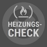 Icon mit der Aufschrift "Heizungscheck"